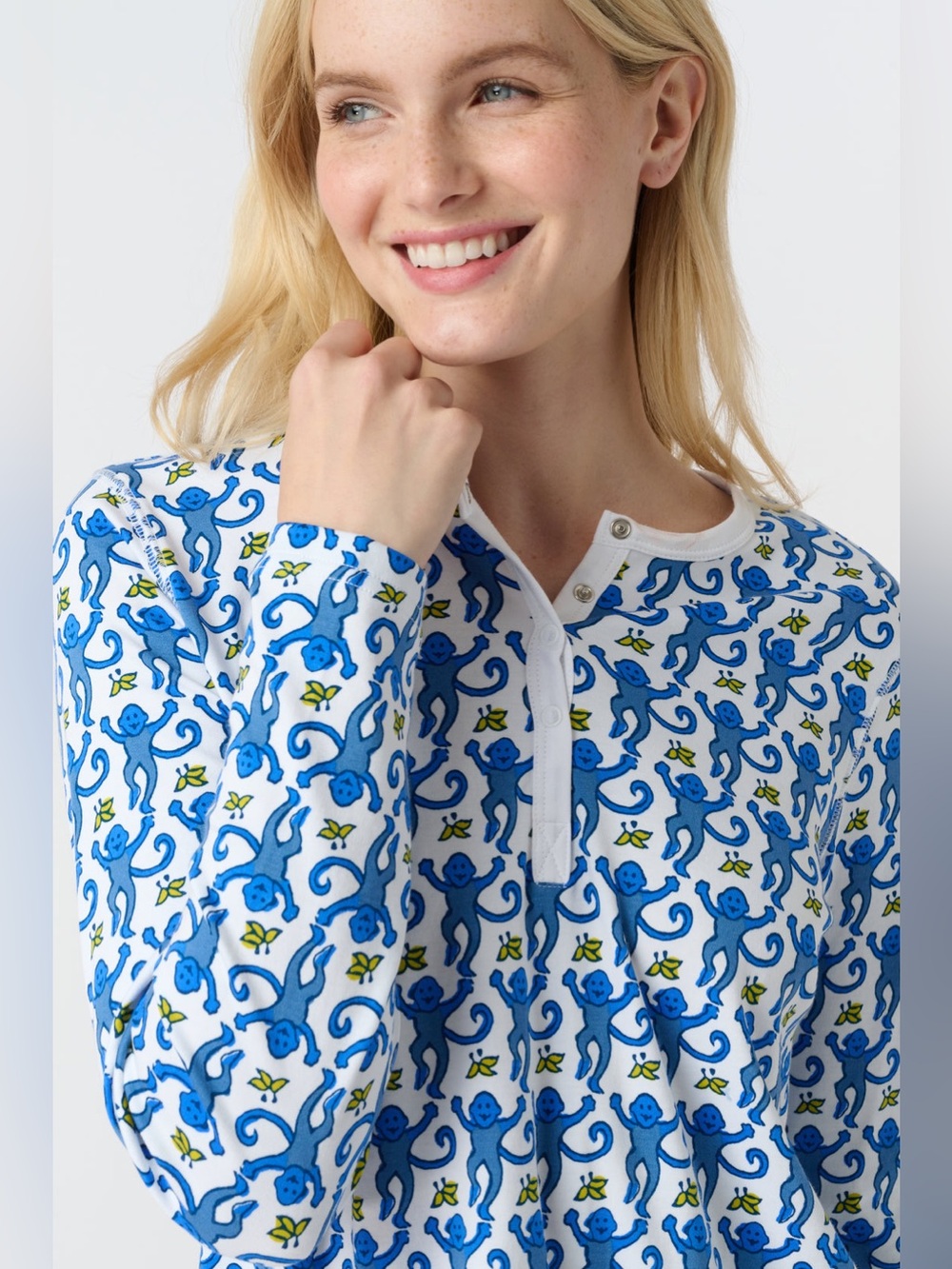 Roller Rabbit Women’s Monkey Pajama Top
